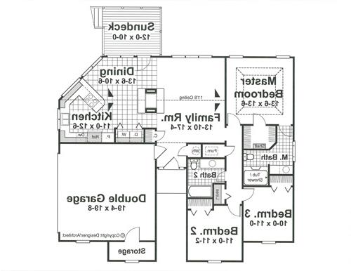 Floor Plan image of BROOKVIEW House Plan